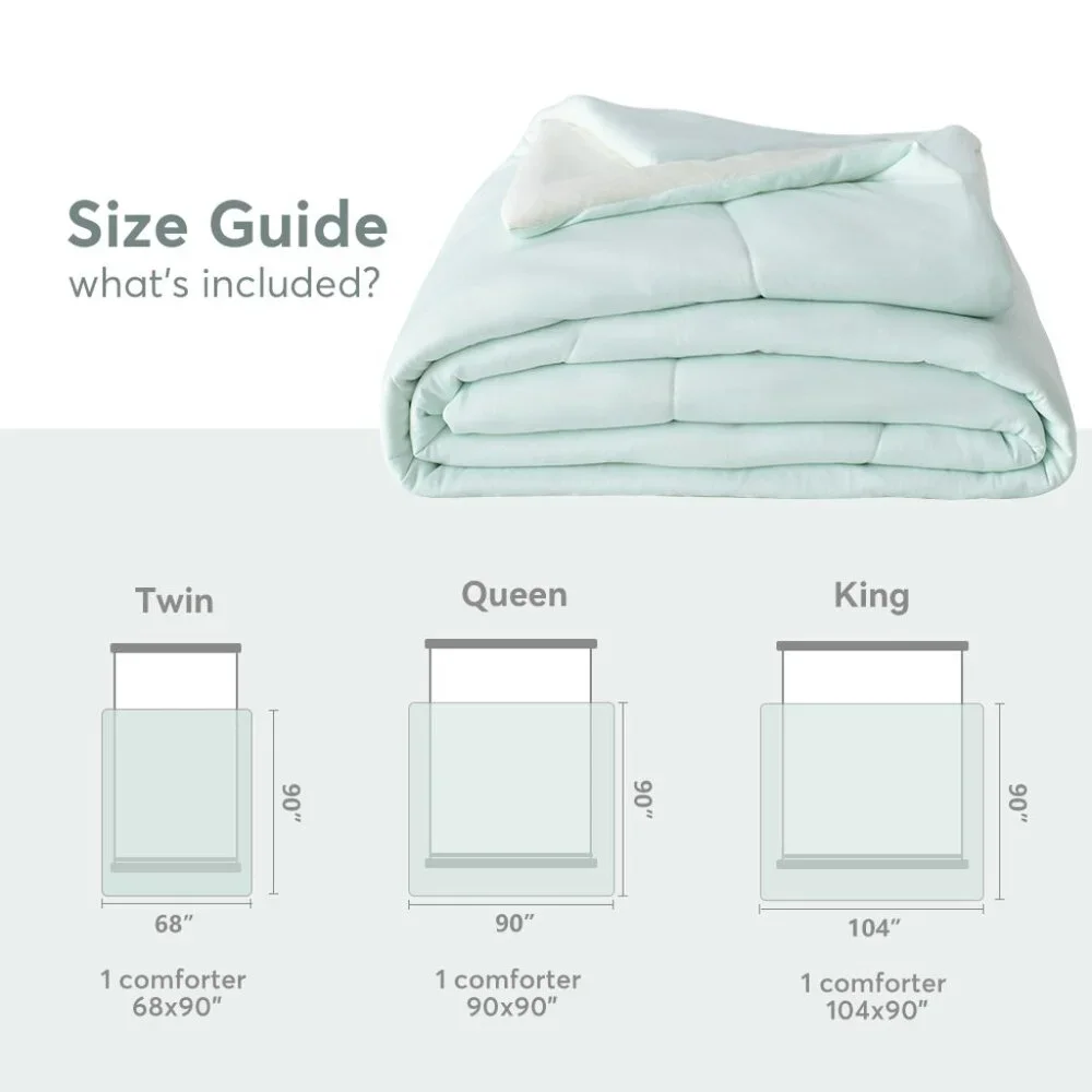 New Original Packaging - Cooling Comforter - Green - King Size